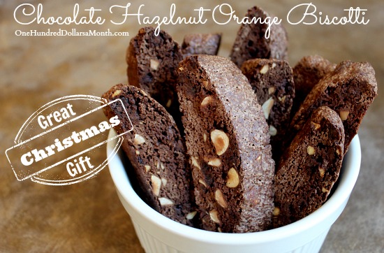 Chocolate Hazelnut Orange Biscotti