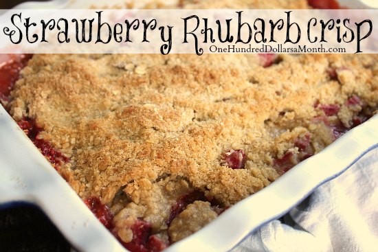 Strawberry Rhubarb Crisp