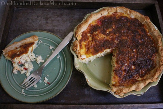 Chicken and Bacon Quiche Recipe