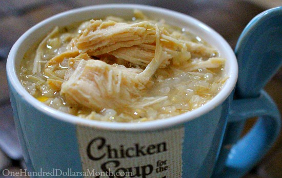 Freezer Meal Recipe – Chicken and Brown Rice Soup