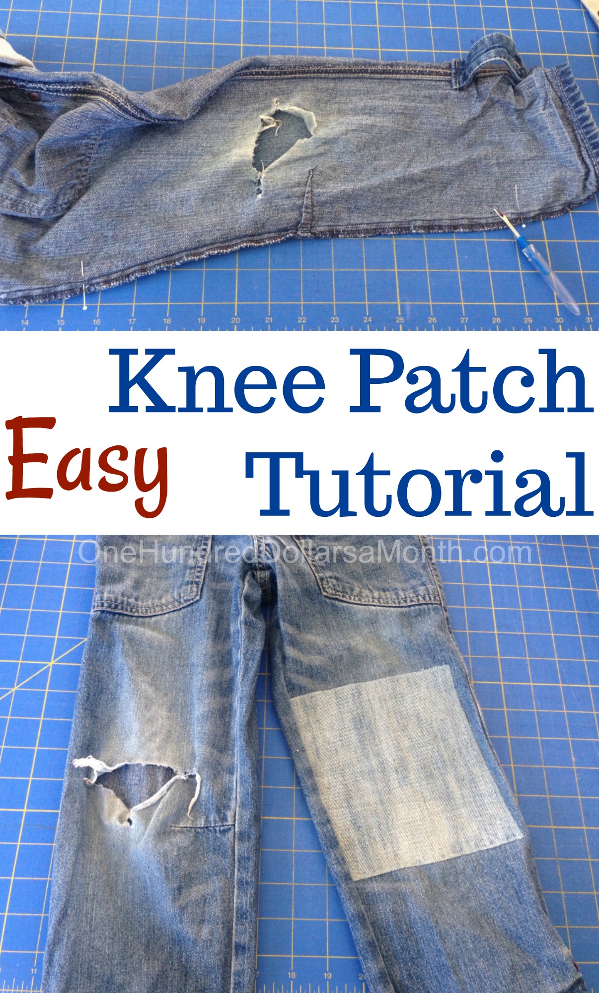 DIY Knee Patch Tutorial