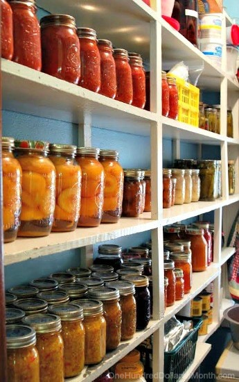 The $20/$20 Challenge: Melissa Shows Us Her Original Canning Pantry