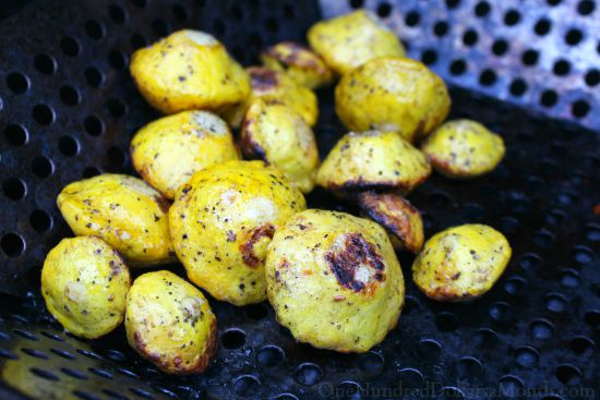 The Easiest Side Dish Ever – Grilled Patty Pan Squash