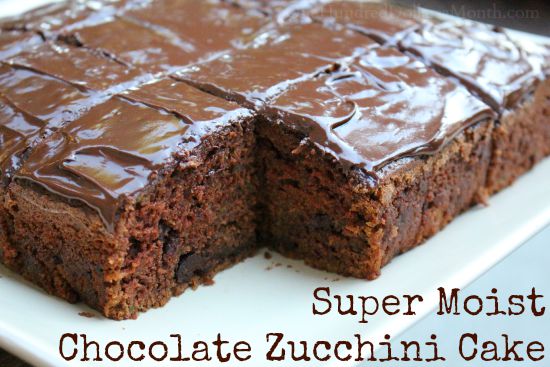 Super Moist Chocolate Zucchini Cake