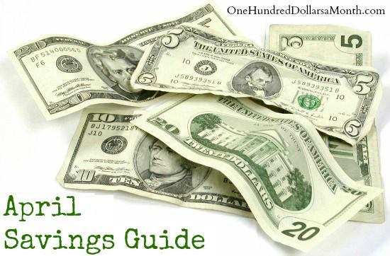 April Monthly Savings Guide – What’s on Sale and What’s in Season