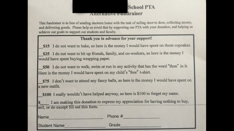 Brilliant PTA Fundraiser Idea