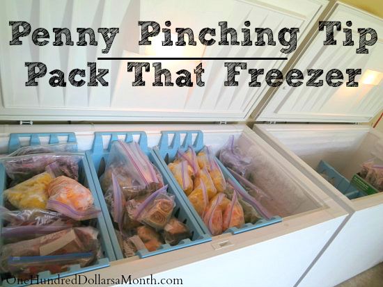 Penny Pinching Tip | Pack That Freezer