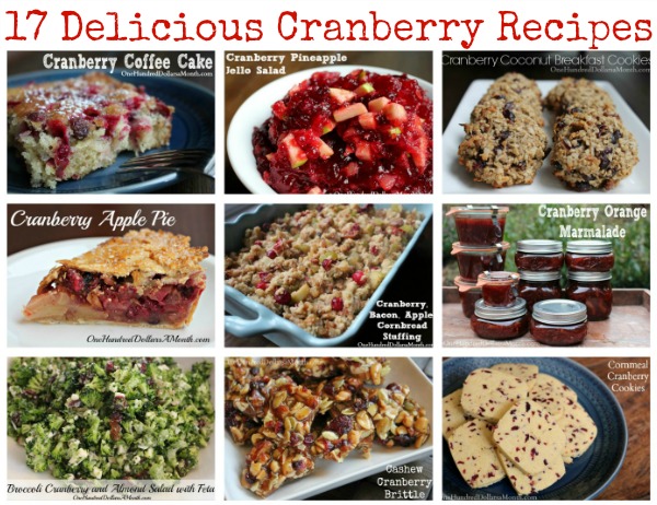 17 Delicious Cranberry Recipes