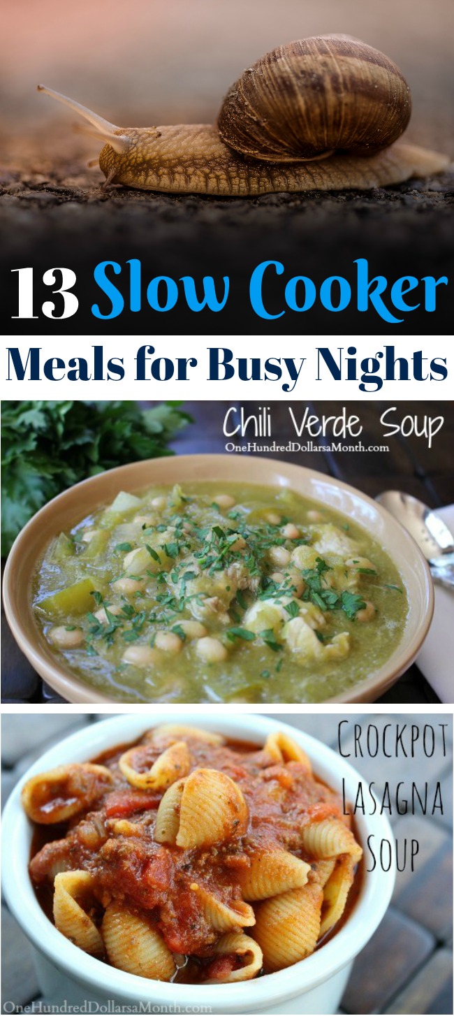 13 Crock Pot Meals for Busy Nights