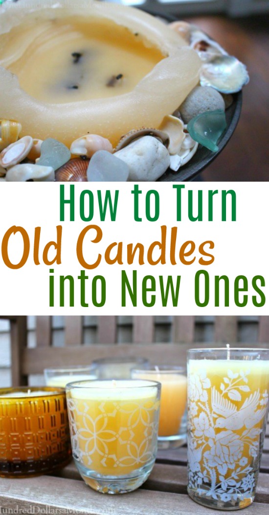 How to Turn Your Old Candles into New Ones