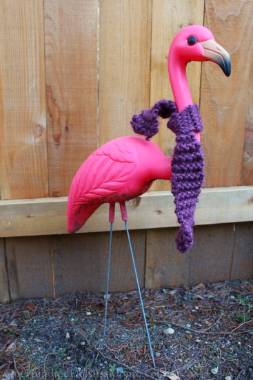 Any Knitters Out There? Pinky the Flamingo Needs Your Help