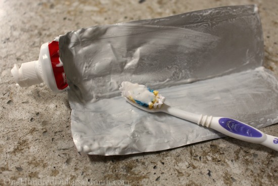 Penny Pinching Tip – Don’t Waste a Drop of Toothpaste