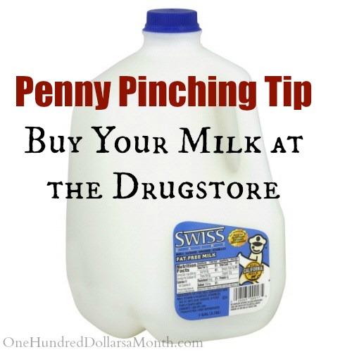 Penny Pinching Tip – Buy Your Milk at the Drugstore