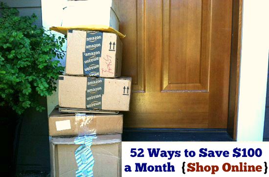 52 Ways to Save $100 a Month | Shop Online {Week 26 of 52}