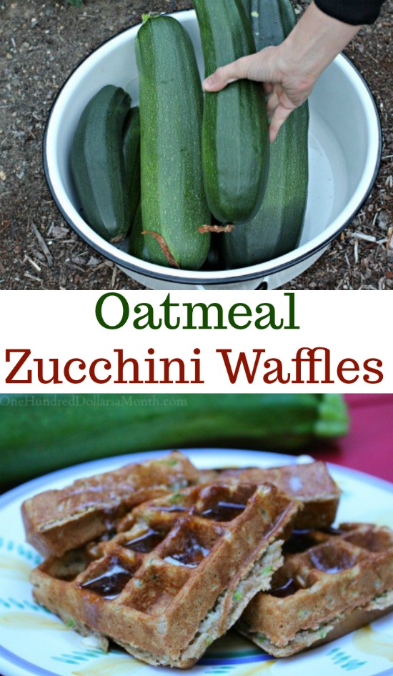 Zucchini Oatmeal Waffles – The Best Waffle on the Planet