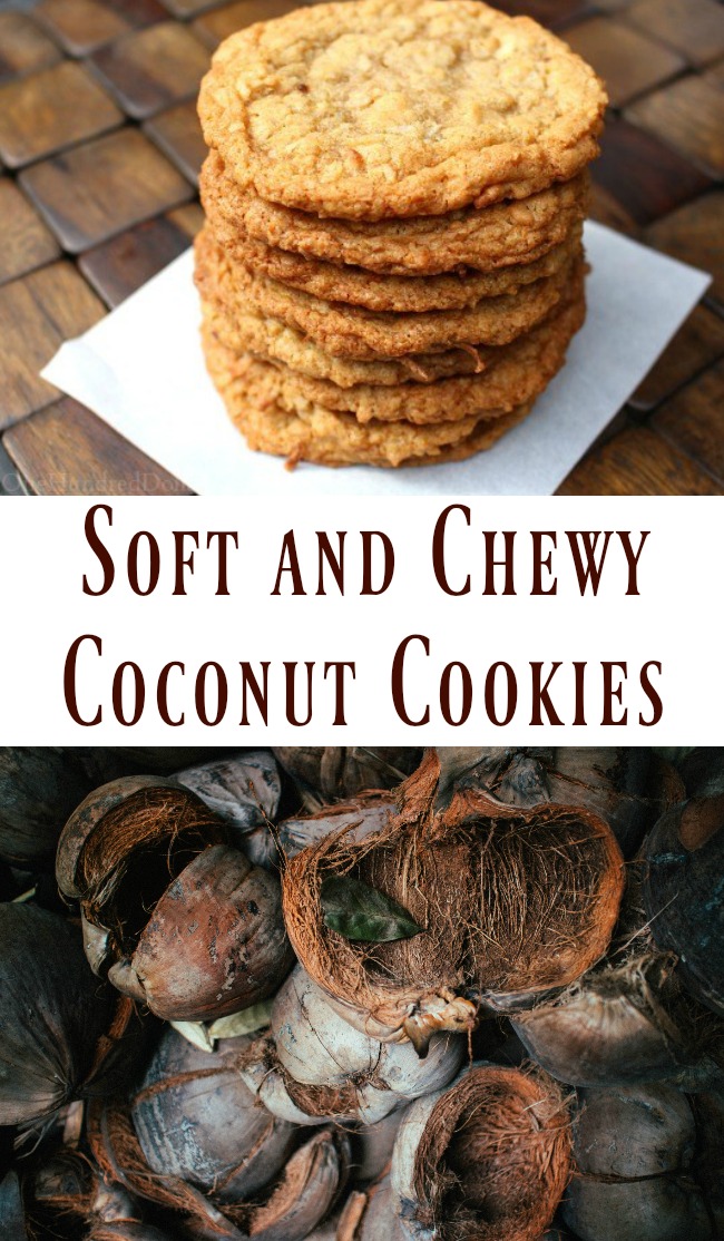 Soft and Chewy Coconut Cookies