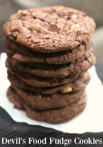 Devil’s Food Fudge Cookies