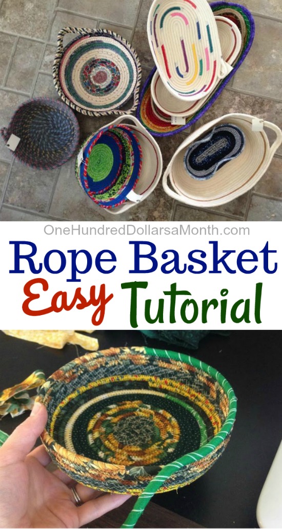 How to Make a Rope Basket One Hundred Dollars a Month