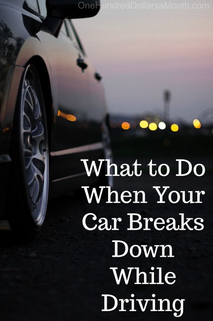 What to Do When Your Car Breaks Down While Driving