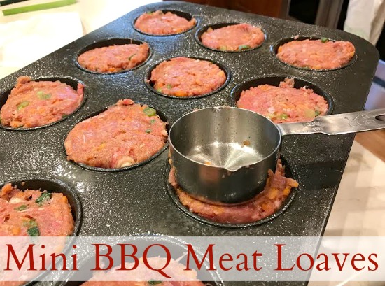 Freezer Meal Idea – Mini BBQ Meatloaves