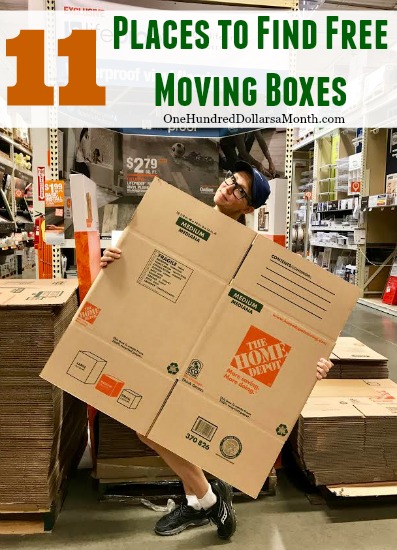 11 Places to Find Free Moving Boxes