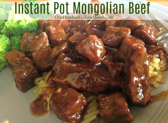 Instant Pot Mongolian Beef