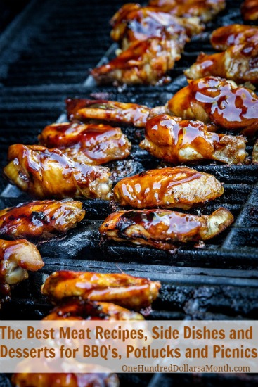 The Best Meat Recipes, Side Dishes and Desserts for BBQ’s, Potlucks and Picnics