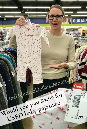 Call Me Crazy But $4.99 for USED Carter’s Baby Pajamas is Ridiculous