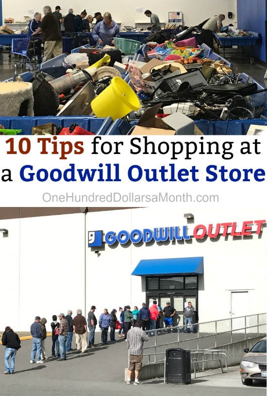 10 Tips for Shopping at a Goodwill Outlet Store