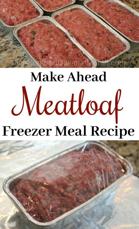 Freezer Meal Meat Loaf Recipe