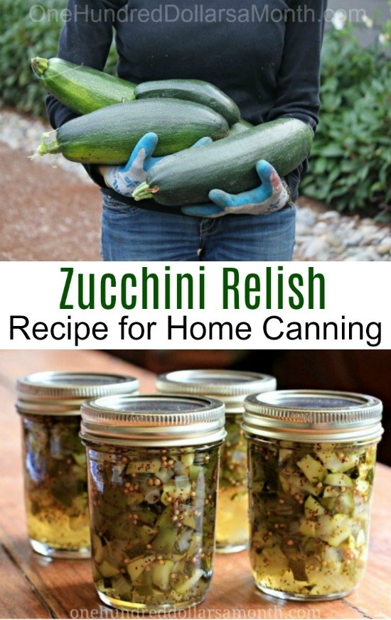 How To Make Zucchini Relish