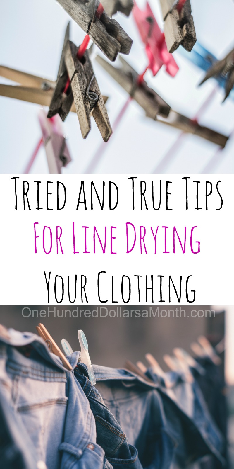 6 Tips for Line Drying Your Clothes
