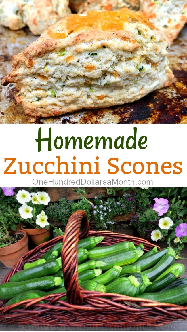 Cheesy Zucchini Scones