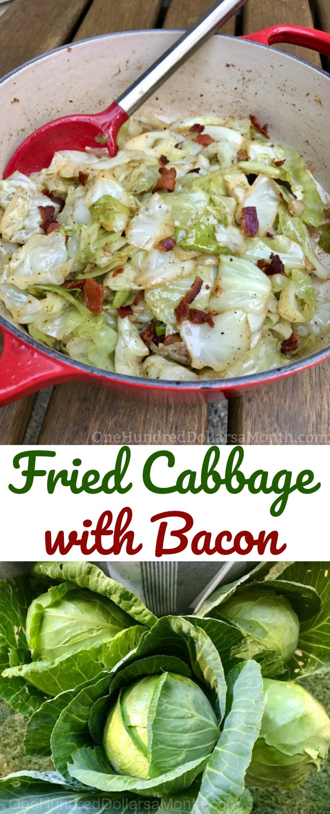 Fried Cabbage with Bacon