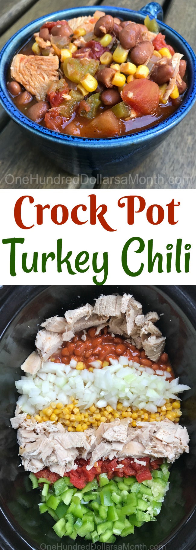 Slow Cooker Turkey Chili