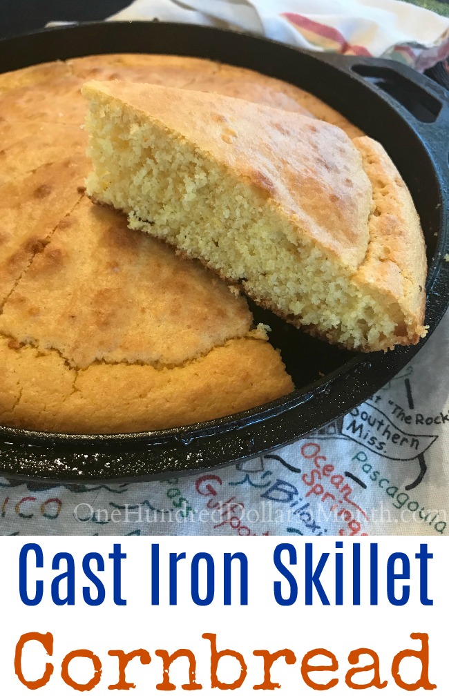 Mrs. Hillbilly’s Favorite Southern Skillet Cornbread Recipe