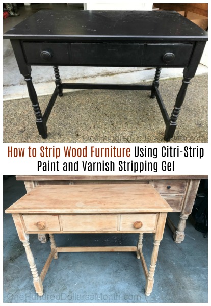 How to Strip Wood Furniture Using Citri-Strip Paint and Varnish Stripping Gel