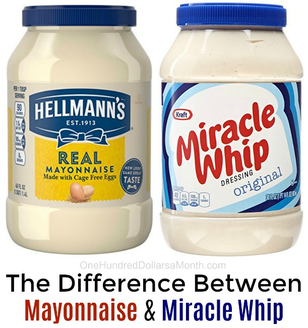 Miracle Whip vs. Mayo: What's the Difference?