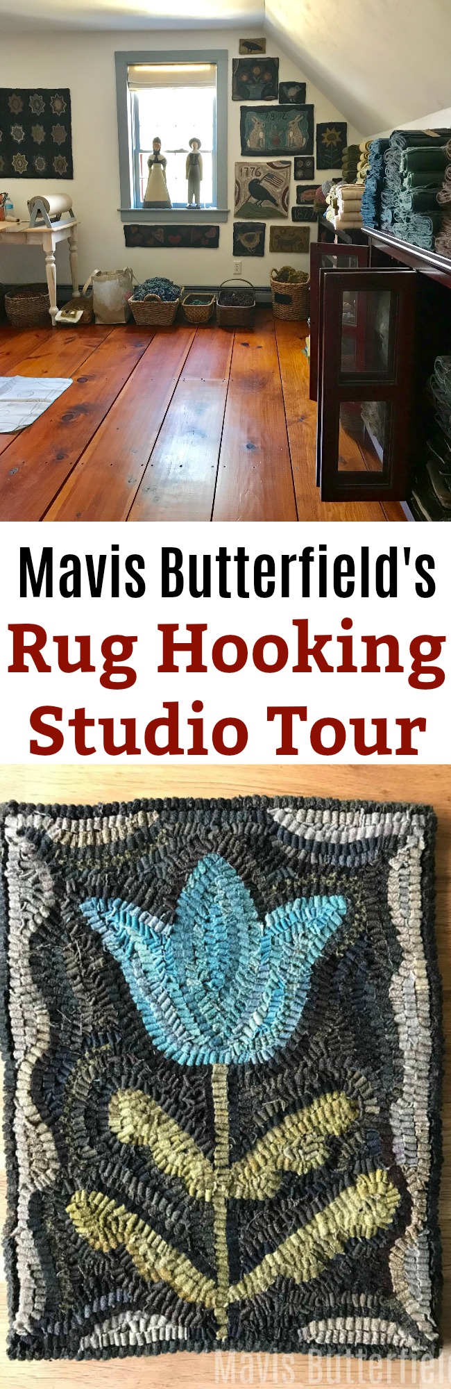 Setting Up My New Rug Hooking and Wool Studio Space - One ... (650 x 2000 Pixel)
