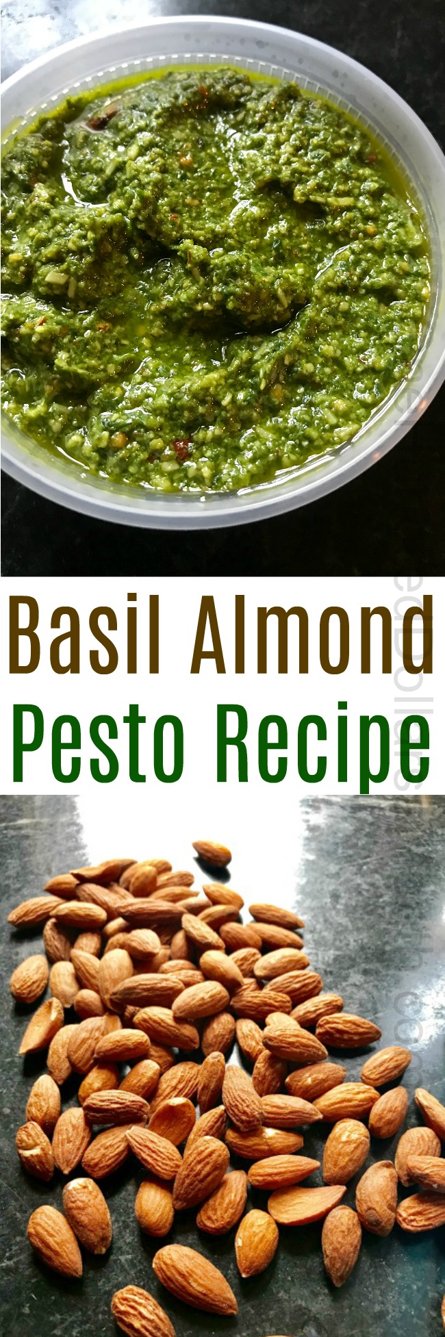 Basil Almond Pesto Recipe