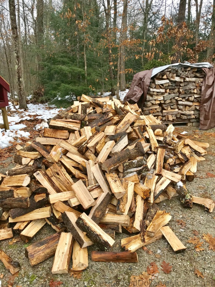 Gardening in New England Pruning Trees, Stacking Wood and a Little Something for the Mantel
