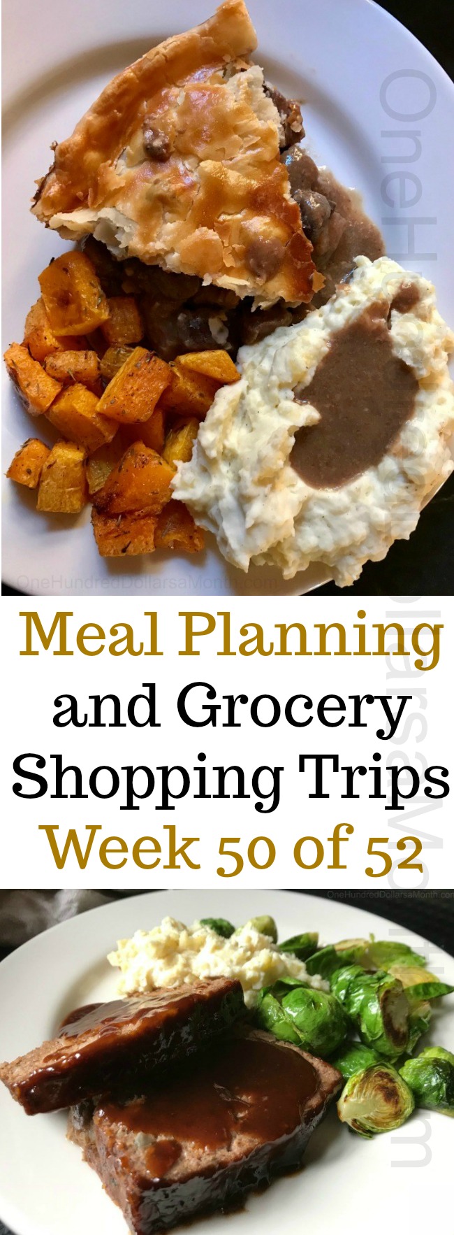 Meal Planning and Grocery Shopping Trips – Week 50 of 52