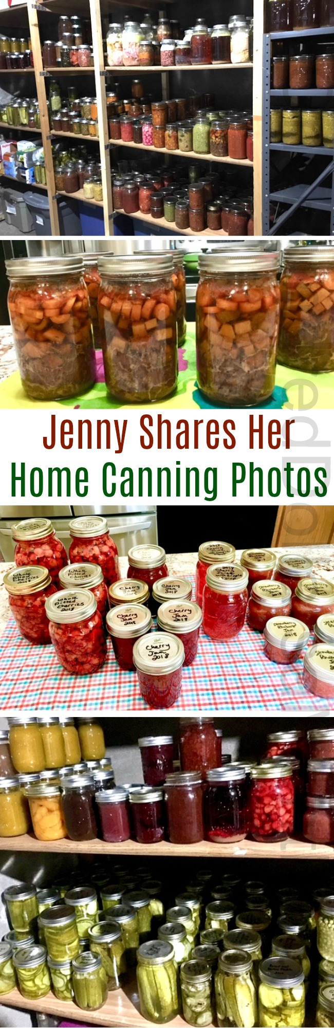 Mavis Mail – Jenny Sends in Her Amazing Canning Photos {WOWZA}