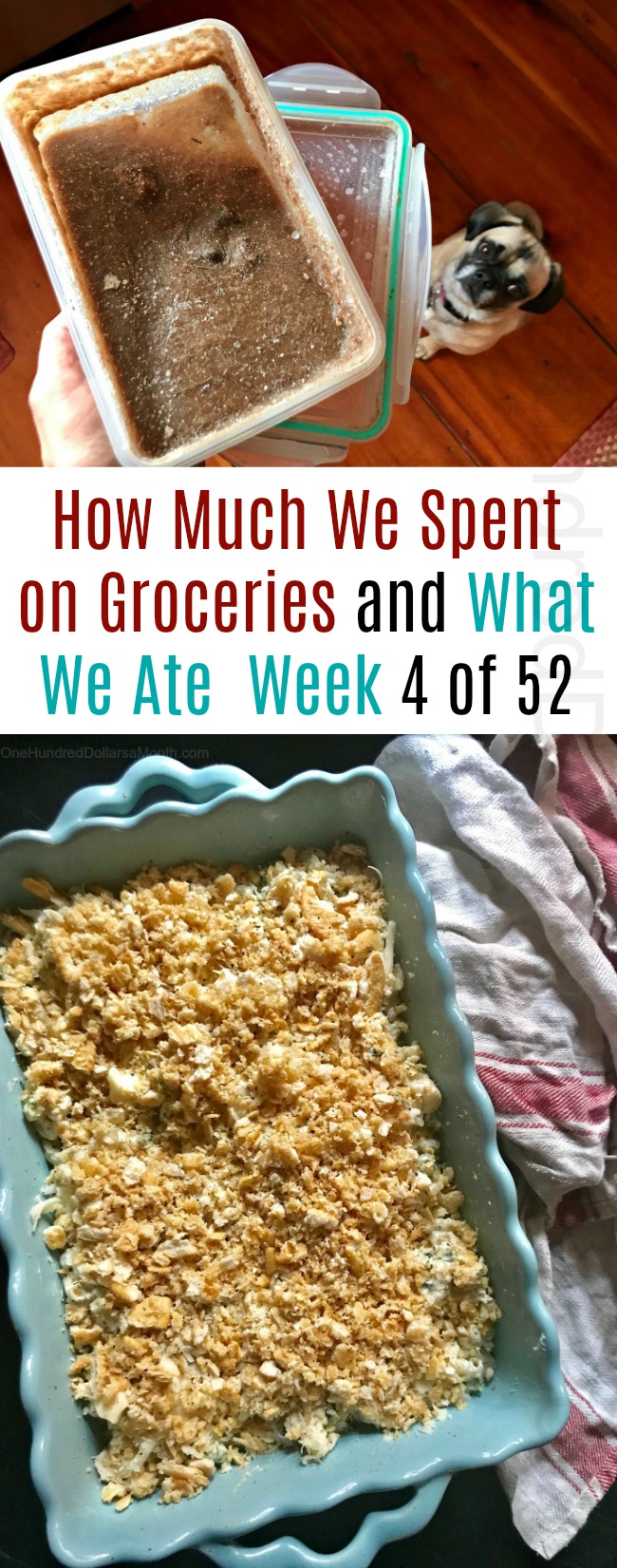 How Much We Spent on Groceries and What We Ate – Week 4 of 52