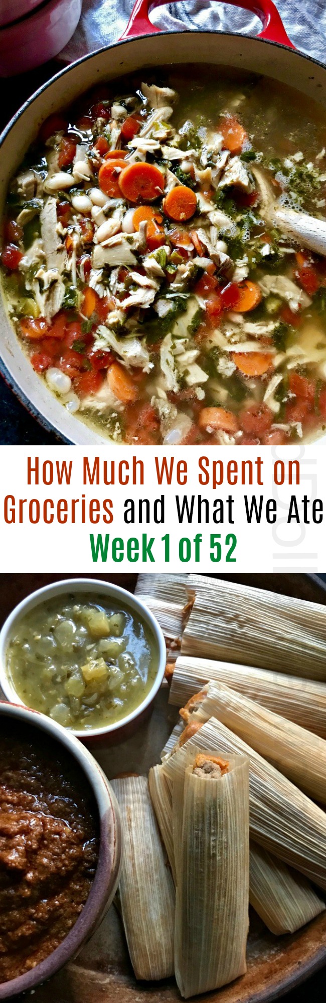 How Much We Spent on Groceries and What We Ate – Week 1 of 52