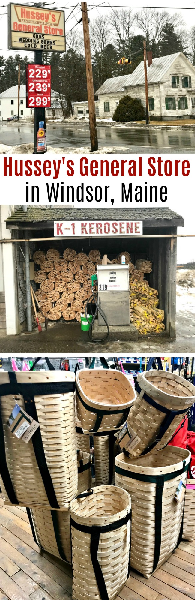 Hussey’s General Store in Windsor, Maine