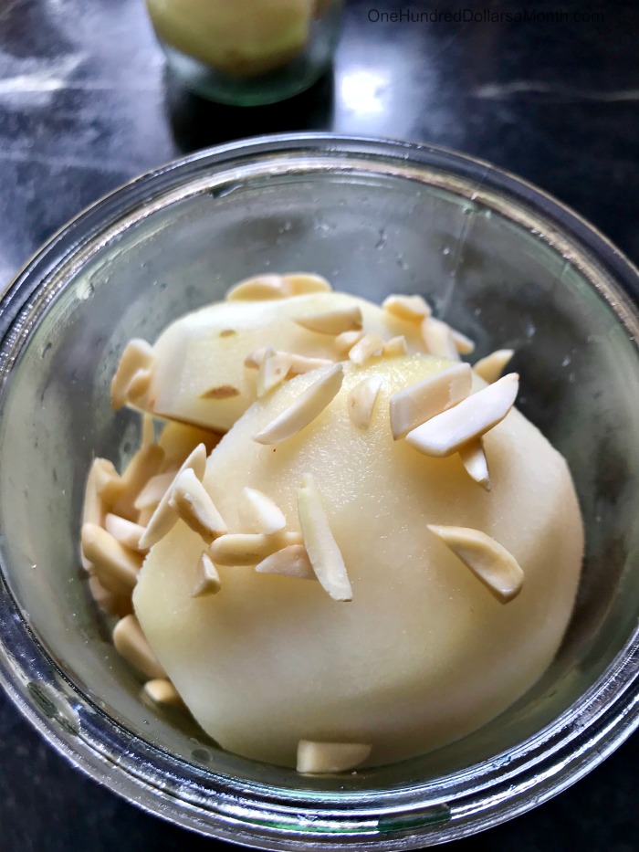Almond Pears Home Canning Recipe One Hundred Dollars a Month