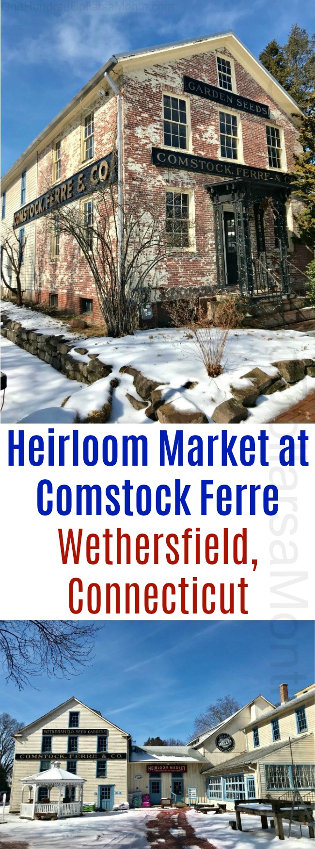 Heirloom Market at Comstock Ferre in Wethersfield, Connecticut