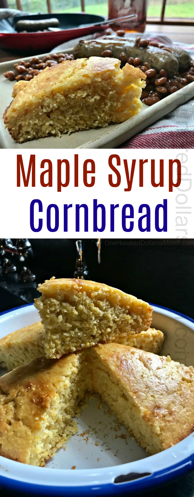 Maple Syrup Cornbread Recipe