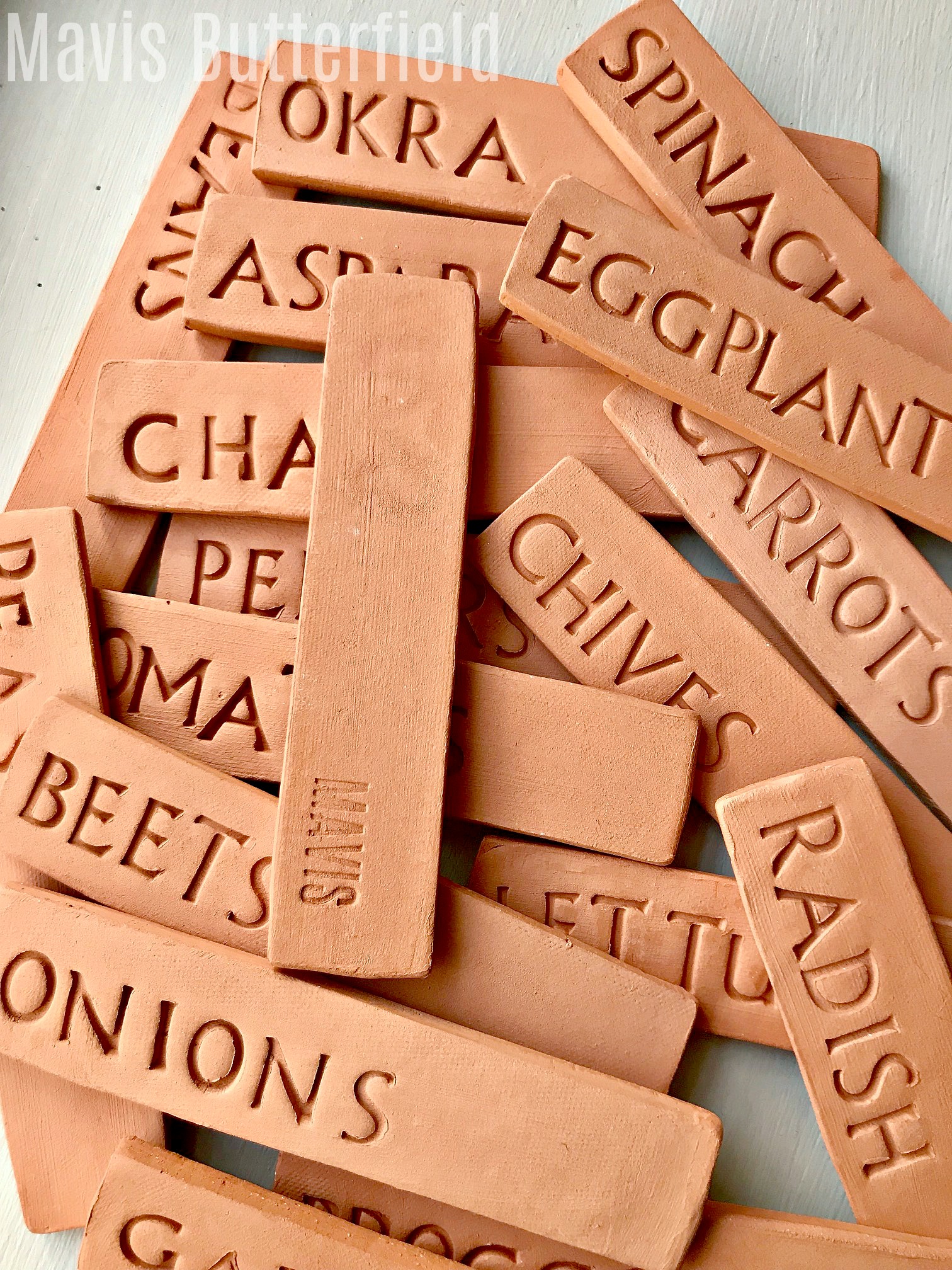 Win a Set of Terra Cotta Garden Marker From Mavis!